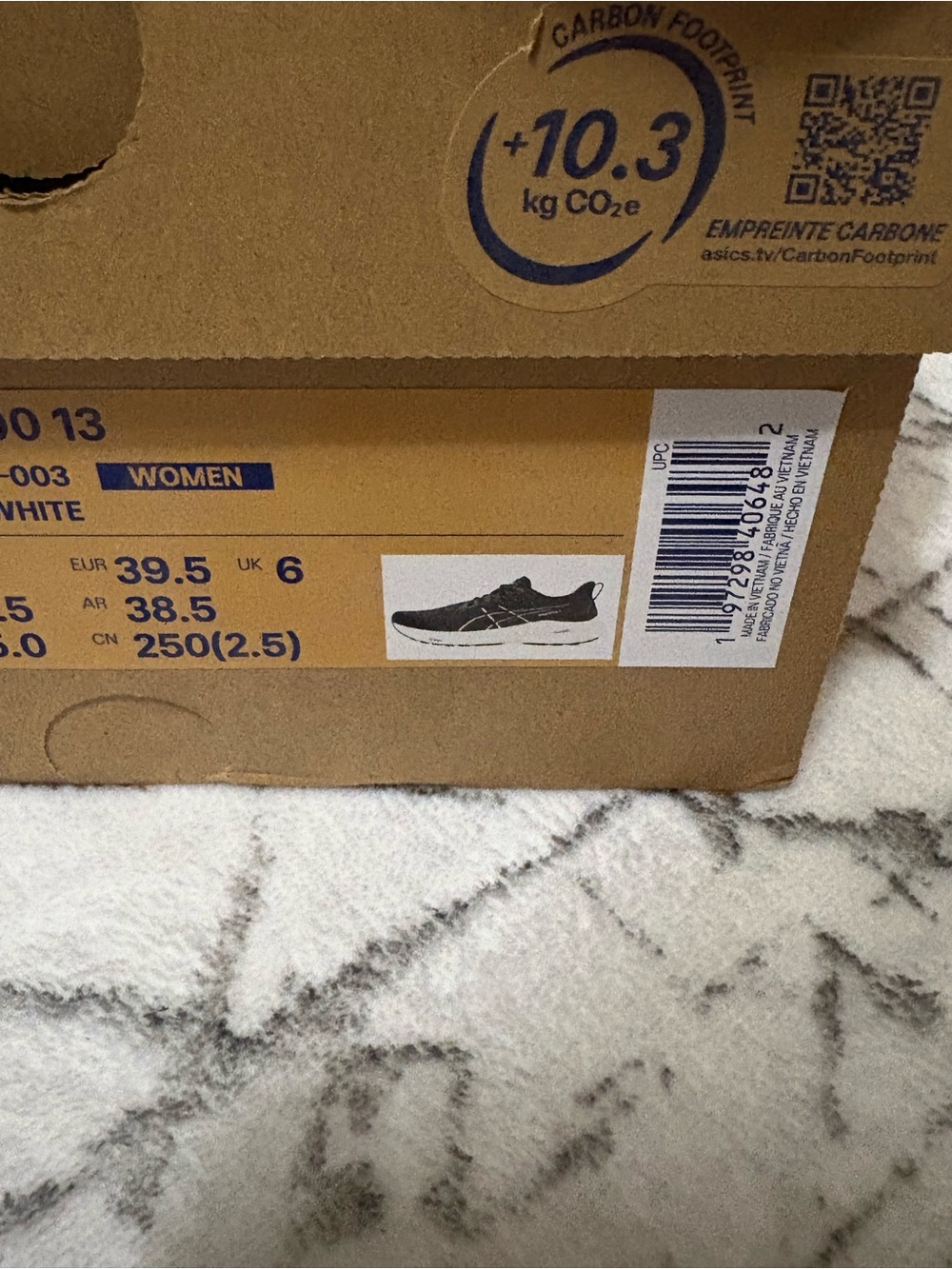 ASICS Women’s NEW NWT Black GT-2000 13 walk/running shoes. Size 8. - Picture 8 of 10